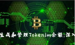 如何生成和管理Tokenim余额